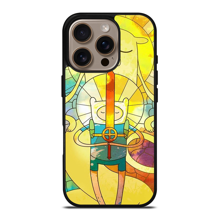 ADVENTURE TIME MY NEIGHBOUR TOTORO GLASS iPhone 16 Pro Case Cover