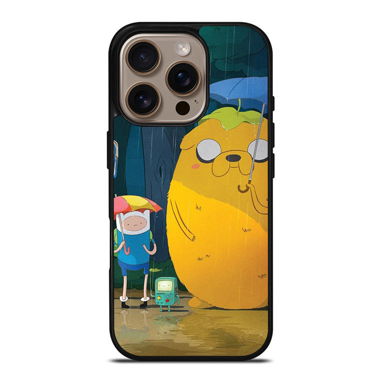ADVENTURE TIME MY NEIGHBOUR TOTORO iPhone 16 Pro Case Cover