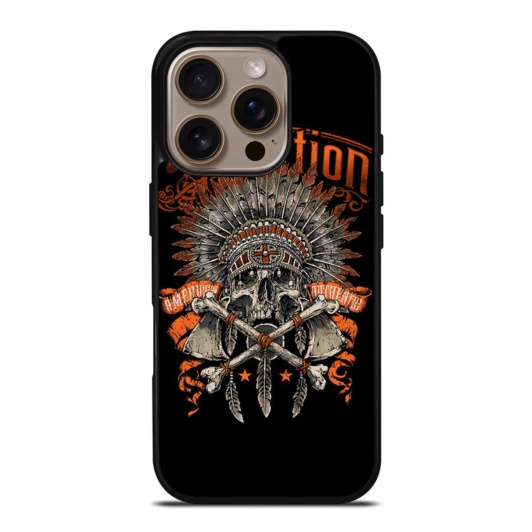 AFFLICTION SKULL iPhone 16 Pro Case Cover