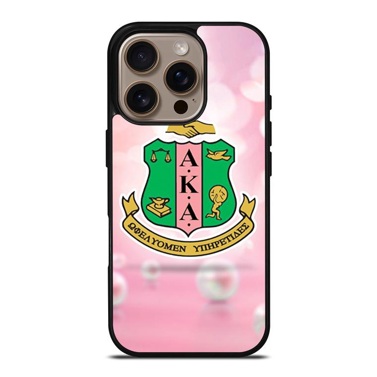 AKA PINK AND GREEN LOGO 2 iPhone 16 Pro Case Cover AKA PINK AND GREEN LOGO 2 iPhone 16 Pro Case Cover