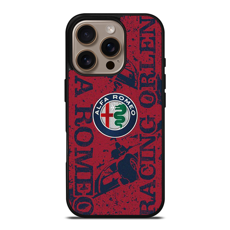 ALFA ROMEO FORMULA ONE RACING iPhone 16 Pro Case Cover ALFA ROMEO FORMULA ONE RACING iPhone 16 Pro Case Cover