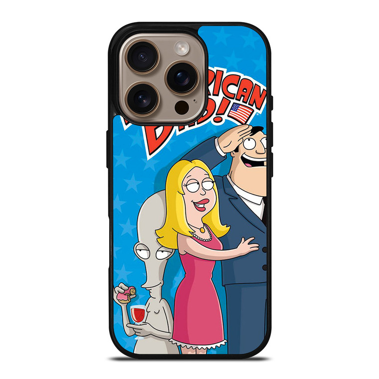 AMERICAN DAD CARTOON MOVIE iPhone 16 Pro Case Cover
