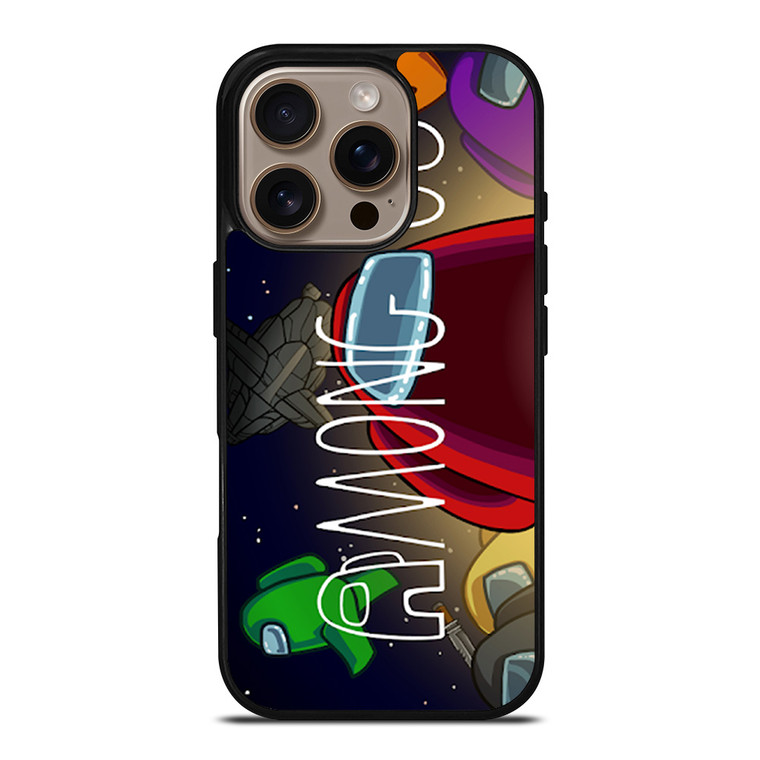 AMONG US GAME LOGO iPhone 16 Pro Case Cover
