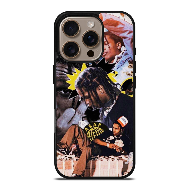 ASAP ROCKY RAPPER COLLAGE iPhone 16 Pro Case Cover