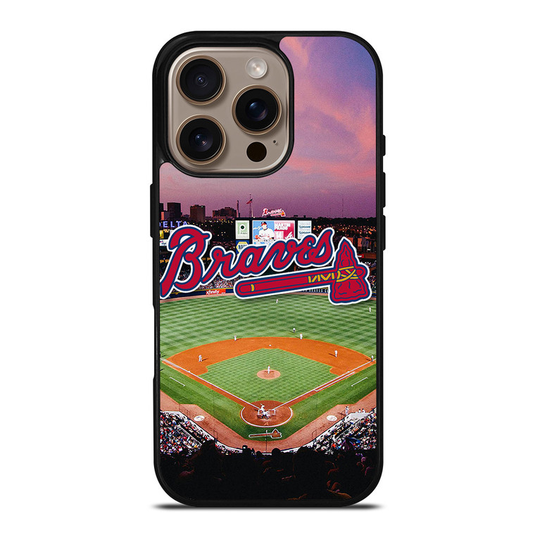 ATLANTA BRAVES BASEBALL ARENA iPhone 16 Pro Case Cover