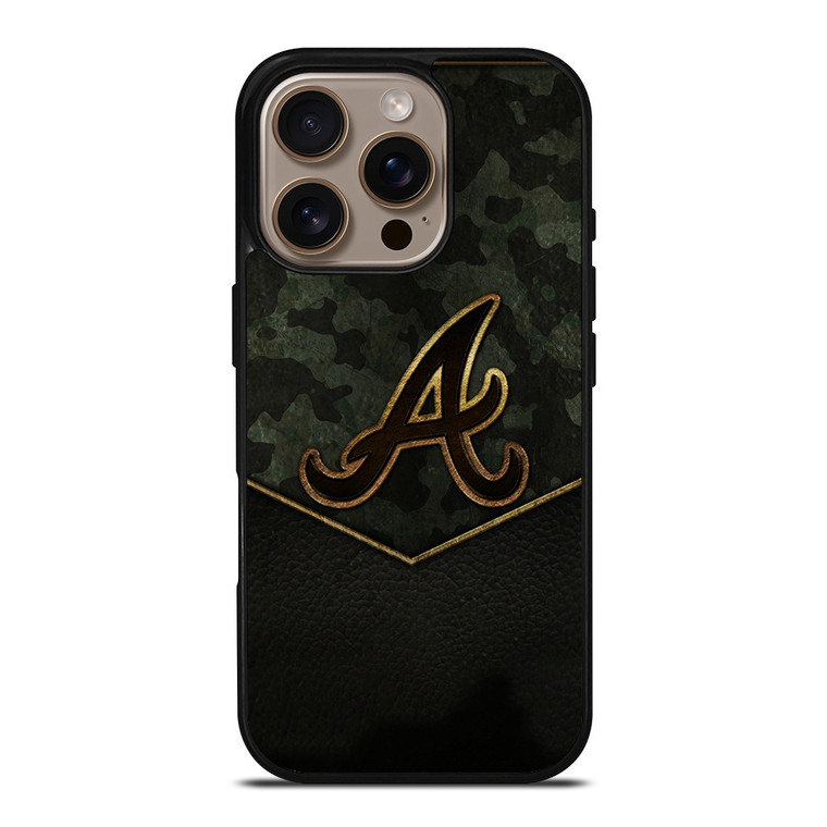 ATLANTA BRAVES EMBLEM iPhone 16 Pro Case Cover