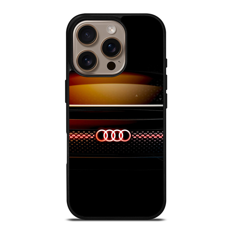 AUDI METAL GLOW LOGO iPhone 16 Pro Case Cover