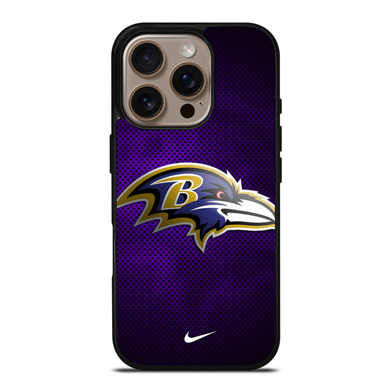 BALTIMORE RAVENS NFL NIKE iPhone 16 Pro Case Cover