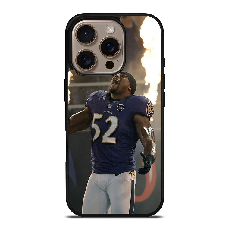 BALTIMORE RAVENS RAY LEWIS NFL iPhone 16 Pro Case Cover