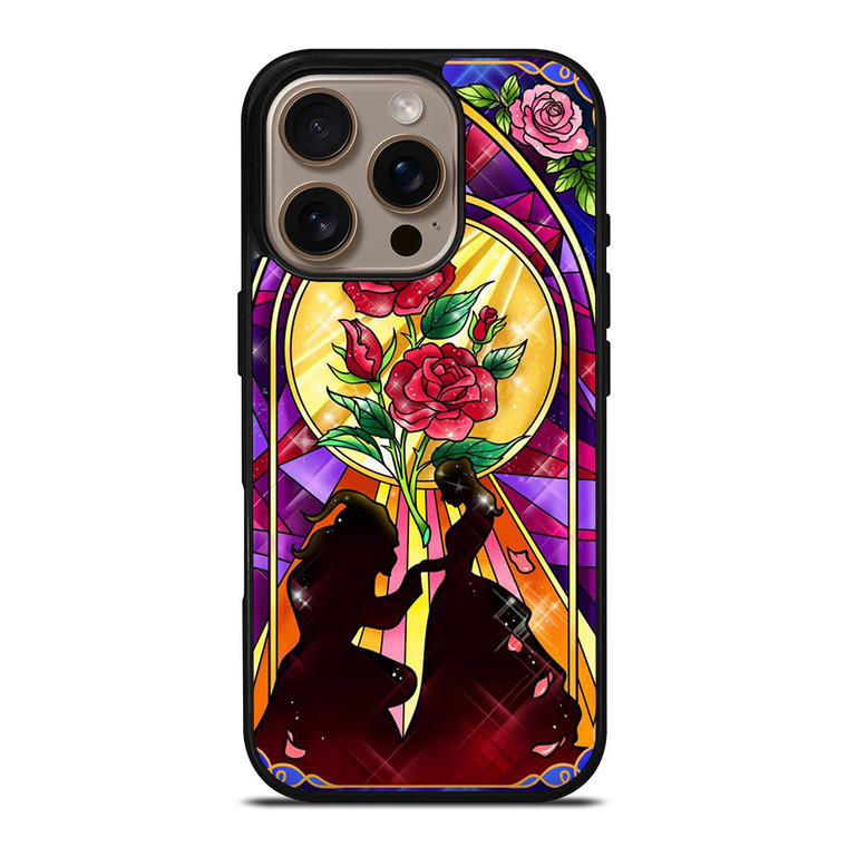 BEAUTY AND THE BEAST ROSE FLAWER iPhone 16 Pro Case Cover