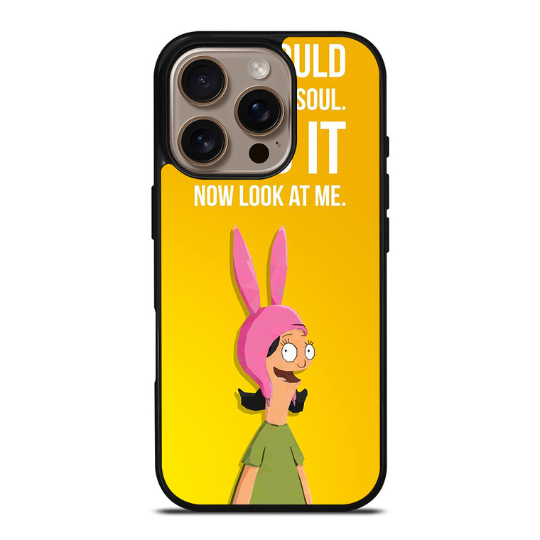 BOBS BURGERS LOUISE QUOTE iPhone 16 Pro Case Cover