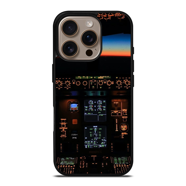 BOEING PLANE COCKPIT iPhone 16 Pro Case Cover