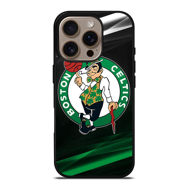 BOSTON CELTICS NBA LOGO iPhone 16 Pro Case Cover