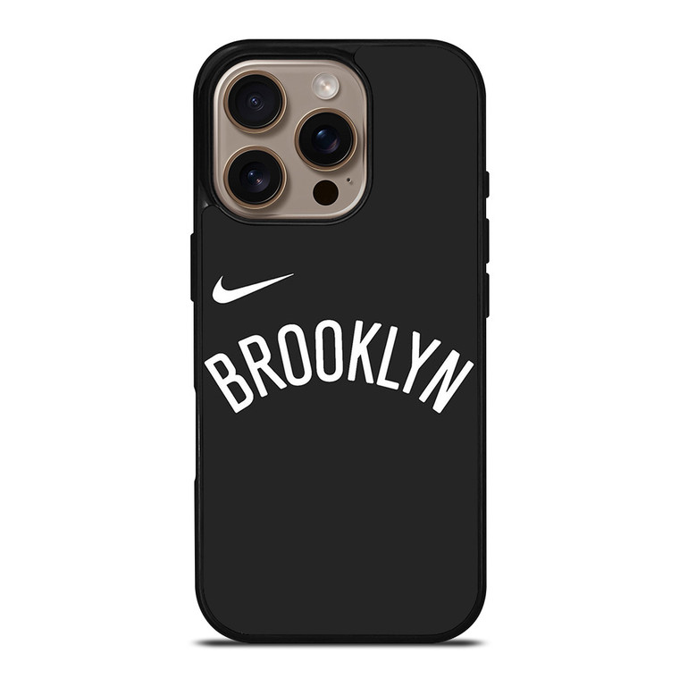 BROOKLYN NETS NIKE WORDMARK iPhone 16 Pro Case Cover