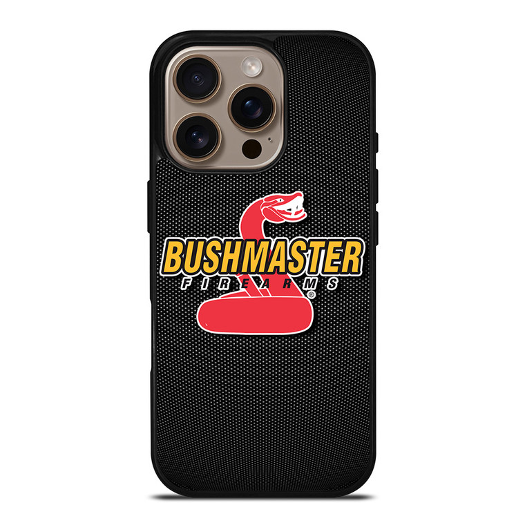 BUSHMASTER FIREARMS METAL LOGO iPhone 16 Pro Case Cover