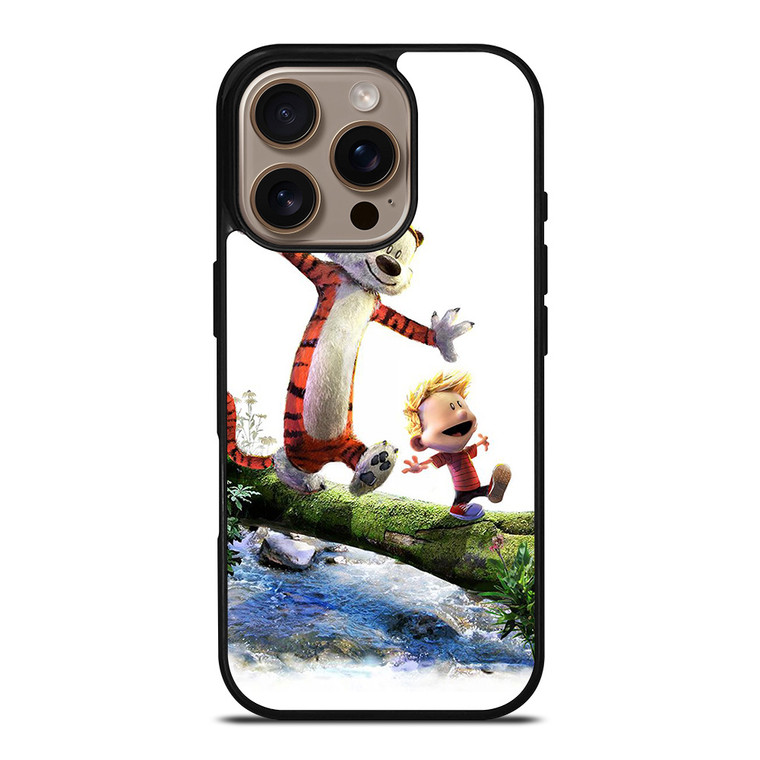 CALVIN AND HOBBES RIVER WOOD iPhone 16 Pro Case Cover