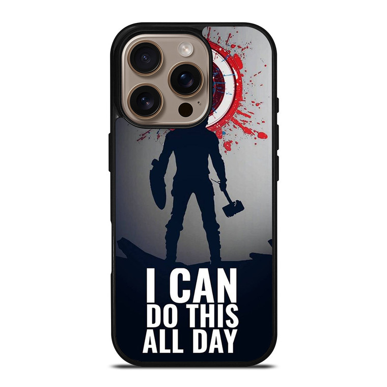 CAPTAIN AMERICA QUOTE iPhone 16 Pro Case Cover