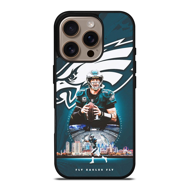 CARSON WENTZ PHILADELPHIA EAGLES NFL iPhone 16 Pro Case Cover