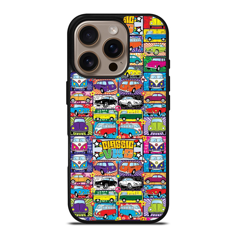 CLASSIC VW COLLAGE iPhone 16 Pro Case Cover
