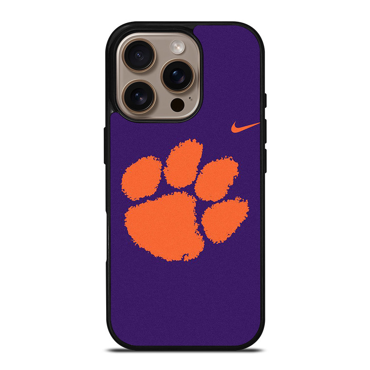 CLEMSON TIGERS SYMBOL NIKE iPhone 16 Pro Case Cover