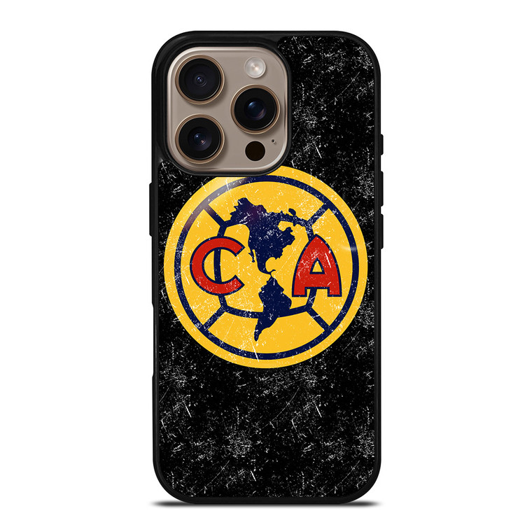 CLUB AMERICA AGUILAS FOOTBALL BLACK iPhone 16 Pro Case Cover