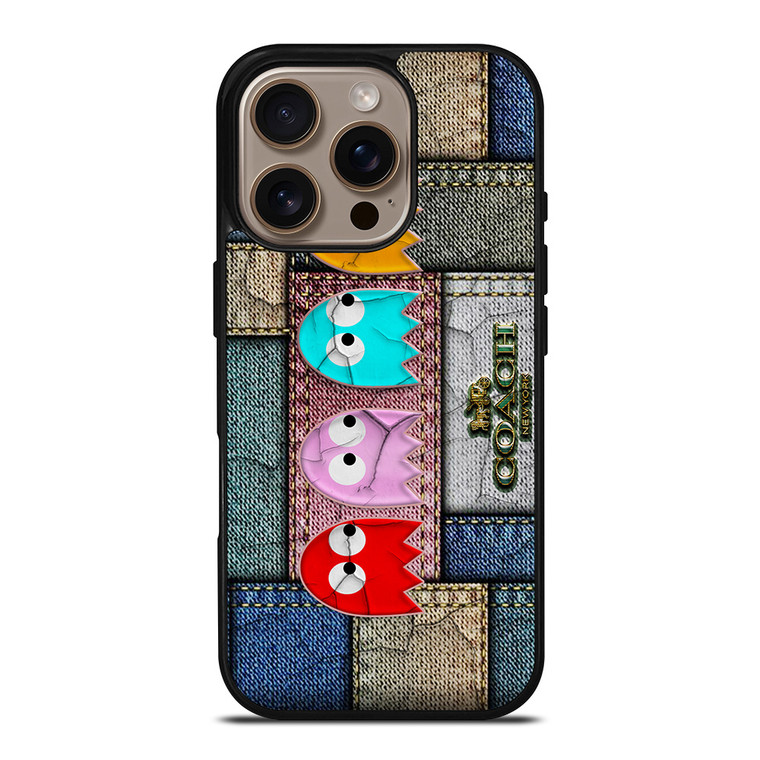 COACH NEW YORK PAC MAN iPhone 16 Pro Case Cover