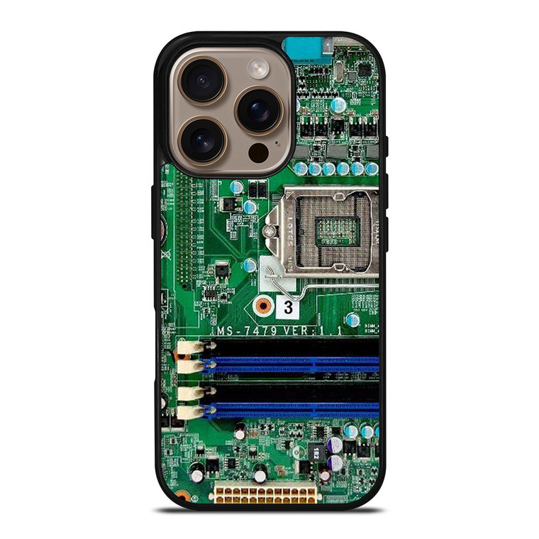 COMPUTER MOTHERBOARD iPhone 16 Pro Case Cover
