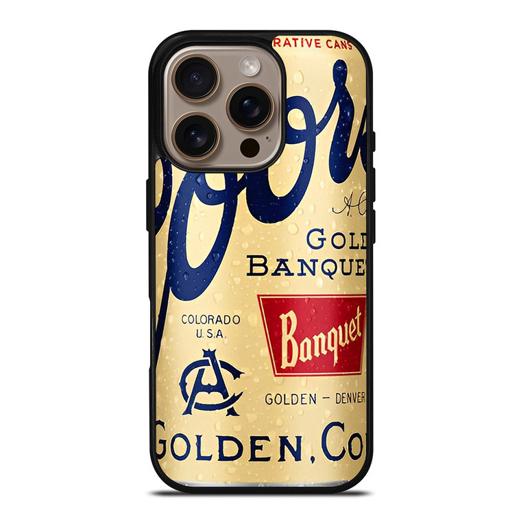 COORS GOLDEN BOTTLE iPhone 16 Pro Case Cover