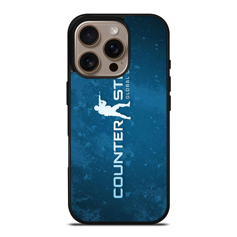 COUNTER STRIKE CSGO LOGO BLUE iPhone 16 Pro Case Cover