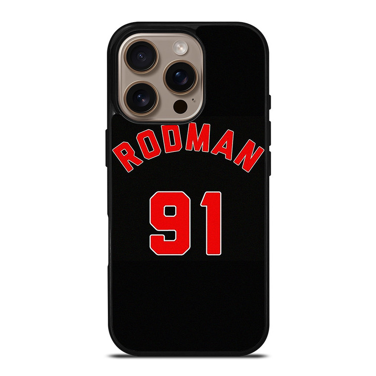 DENNIS RODMAN CHICAGO BULLS iPhone 16 Pro Case Cover