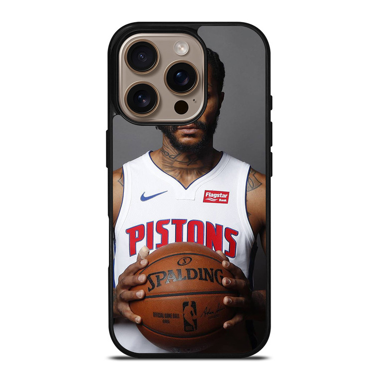 DERRICK ROSE DETROIT PISTONS NBA iPhone 16 Pro Case Cover
