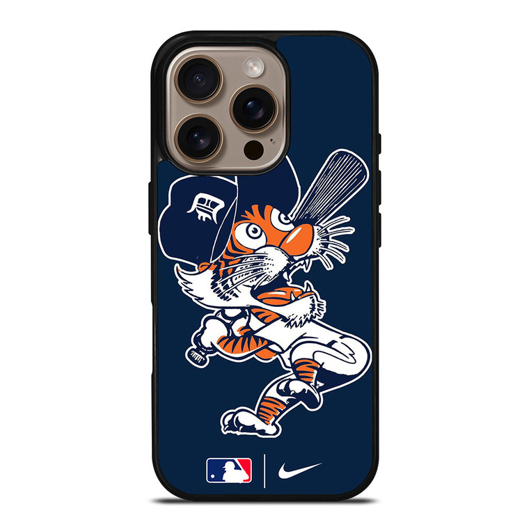 DETROIT TIGERS MLB NIKE LOGO iPhone 16 Pro Case Cover