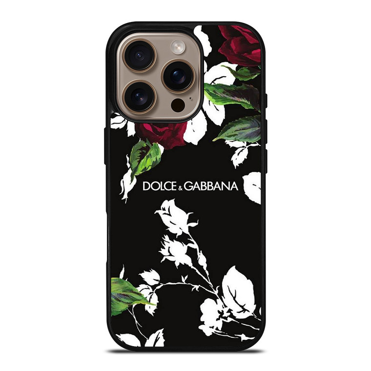 DOLCE AND GABBANA FLOWER iPhone 16 Pro Case Cover