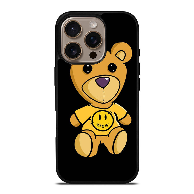 DREW SMILEY FACE TEDY BEAR iPhone 16 Pro Case Cover