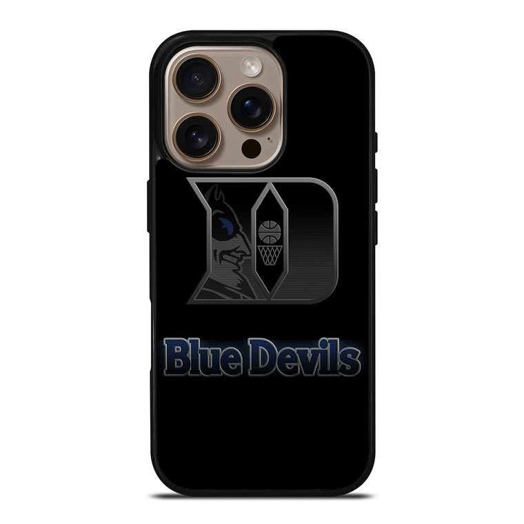 DUKE BLUE DEVILS LOGO NBA iPhone 16 Pro Case Cover