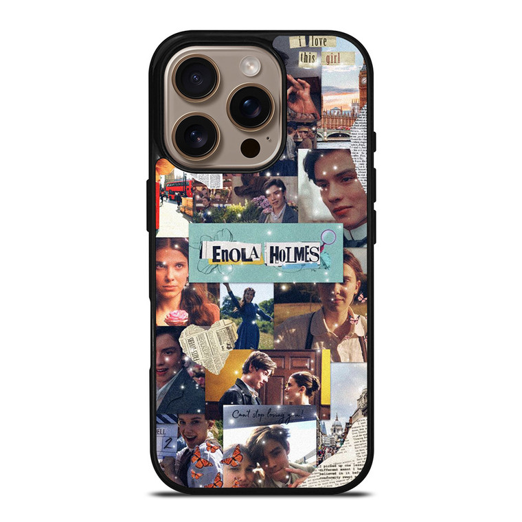 ENOLA HOLMES MOVIES COLLAGE iPhone 16 Pro Case Cover