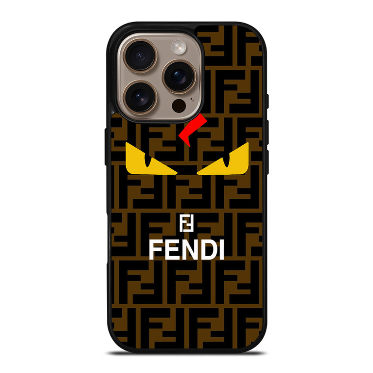 FENDI ROMA EYES LOGO 2 iPhone 16 Pro Case Cover