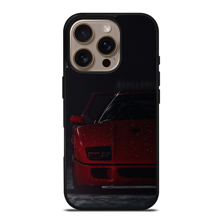 FERRARI F40 VINTAGE SUPERCAR 2 iPhone 16 Pro Case Cover