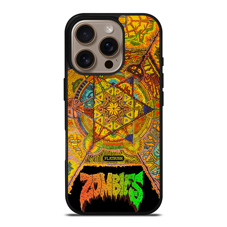 FLATBUSH ZOMBIES PATTERN iPhone 16 Pro Case Cover