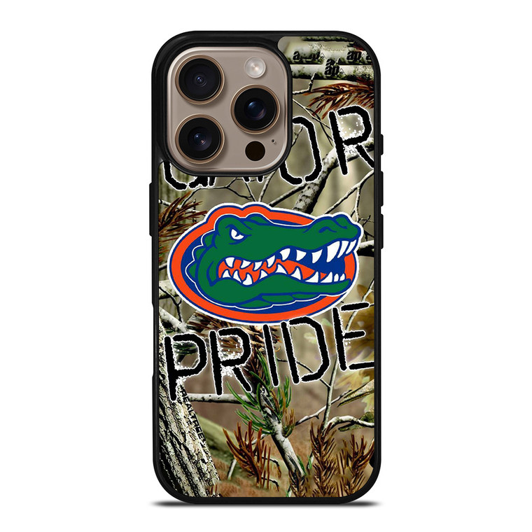 FLORIDA GATORS CAMO iPhone 16 Pro Case Cover