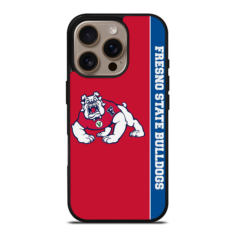FRENO STATE BULLDOGS FOOTBALL LOGO iPhone 16 Pro Case Cover