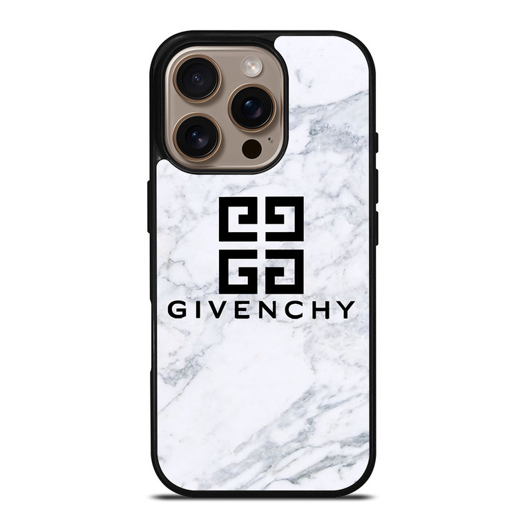 GIVENCHY MARBLE LOGO iPhone 16 Pro Case Cover