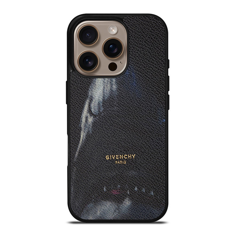 GIVENCHY PARIS SHARK LEATHER iPhone 16 Pro Case Cover