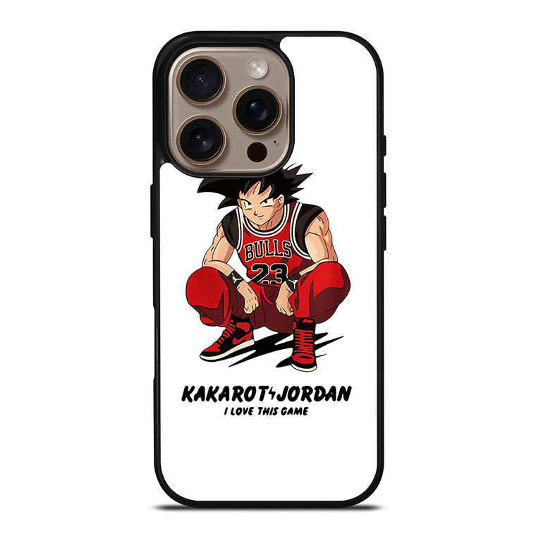 GOKU CHICAGO BULLS KAKAROT JORDAN iPhone 16 Pro Case Cover