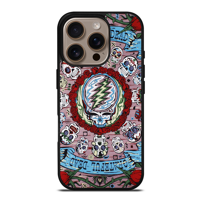 GRATEFUL DEAD SKULL LOGO iPhone 16 Pro Case Cover