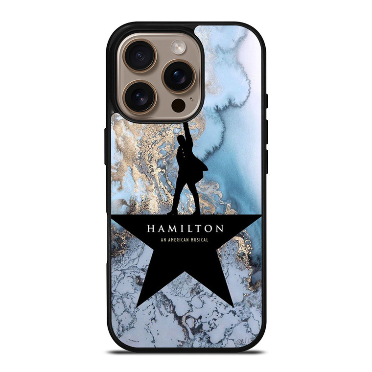 HAMILTON AN AMERICAN MUSICAL MARBLE iPhone 16 Pro Case Cover