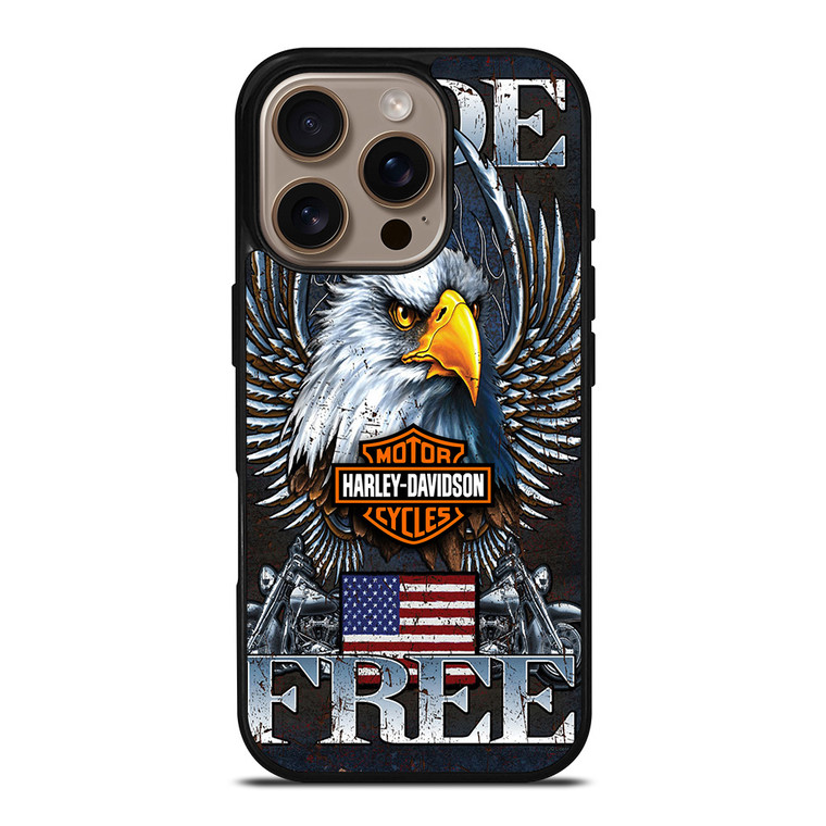HARLEY DAVIDSON FREE RIDE EAGLE iPhone 16 Pro Case Cover