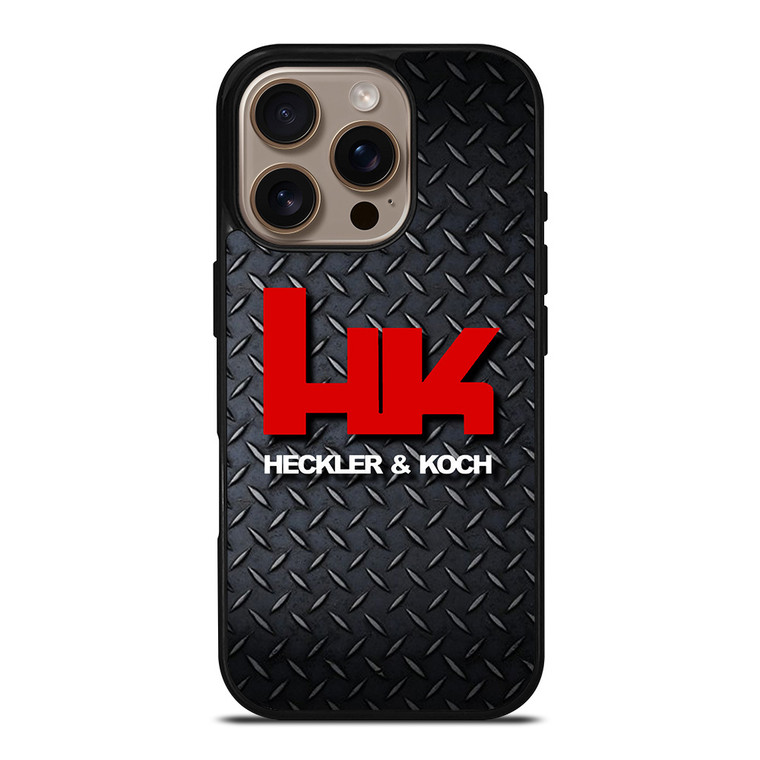HECKLER AND KOCH PLATE LOGO iPhone 16 Pro Case Cover