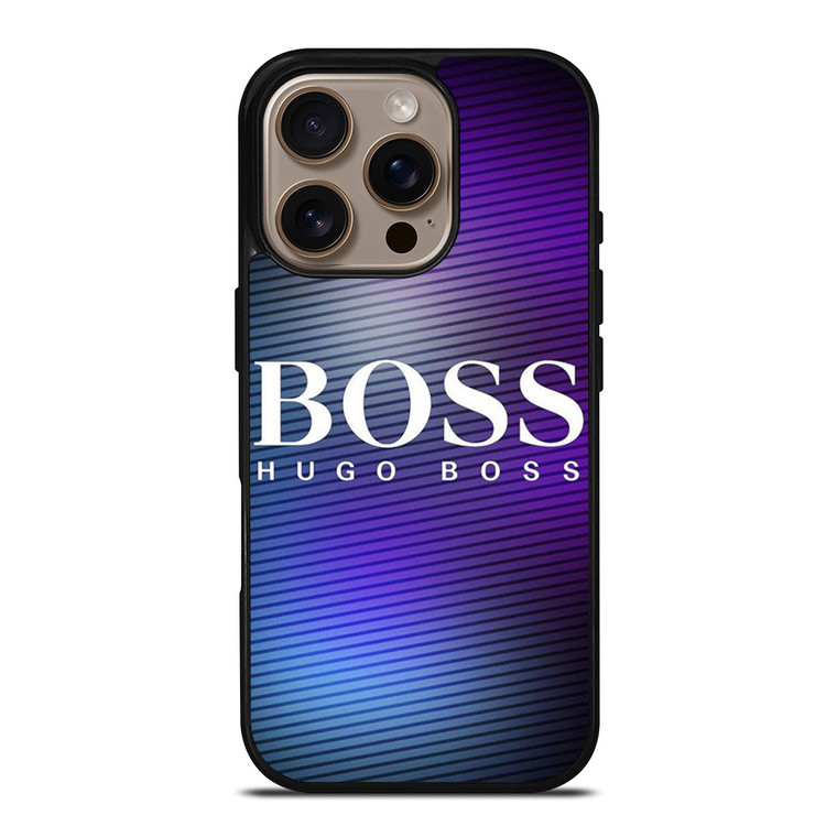 HUGO BOSS GRADIENT LOGO iPhone 16 Pro Case Cover