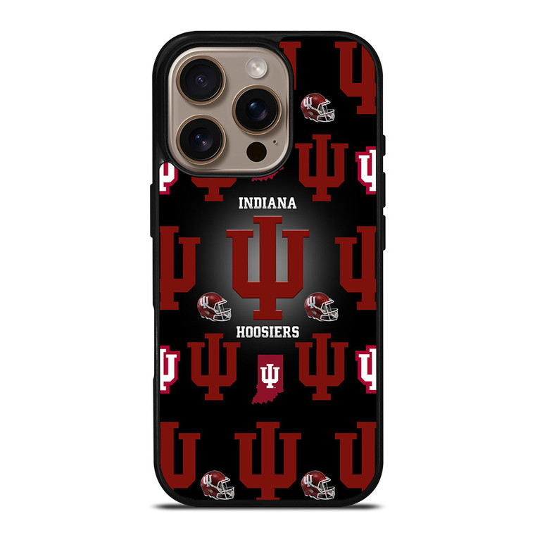 INDIANA HOOSIERS FOOTBALL iPhone 16 Pro Case Cover